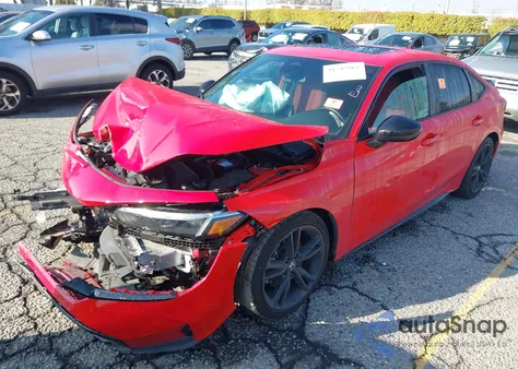 2025 Honda Civic Si из США, поврежденный, VIN 2HGFE1E55SH470272